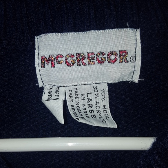 Vintage McGregor sweater size large - Picture 5 of 6